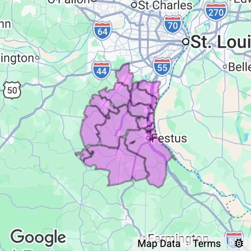 Jefferson County Missouri real estate agent mailing area