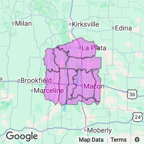 Macon County Missouri real estate agent mailing area