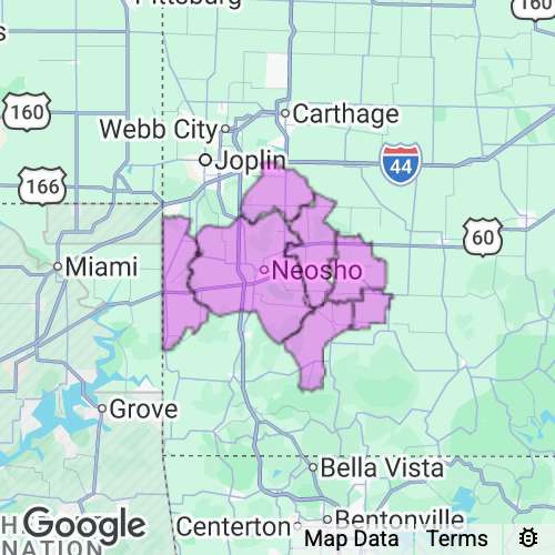 Newton County Missouri real estate agent mailing area