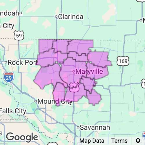 Nodaway County Missouri real estate agent mailing area