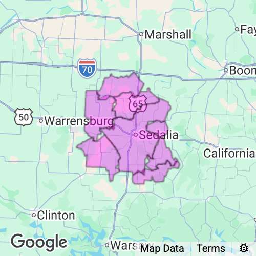 Pettis County Missouri real estate agent mailing area