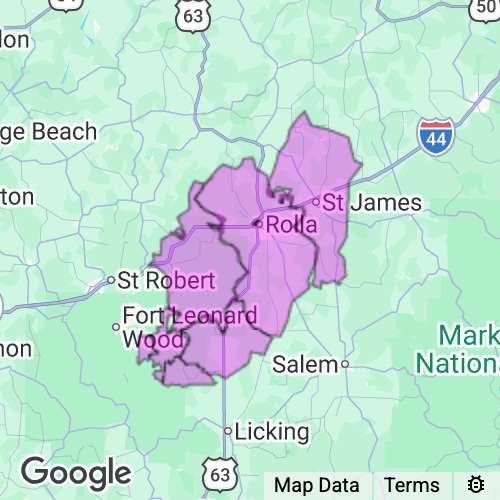 Phelps County Missouri real estate agent mailing area