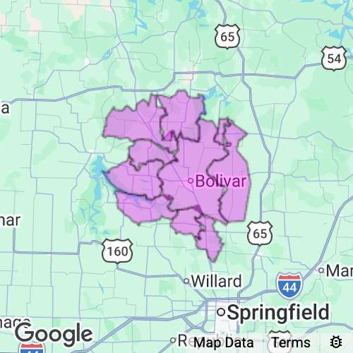 Polk County Missouri real estate agent mailing area