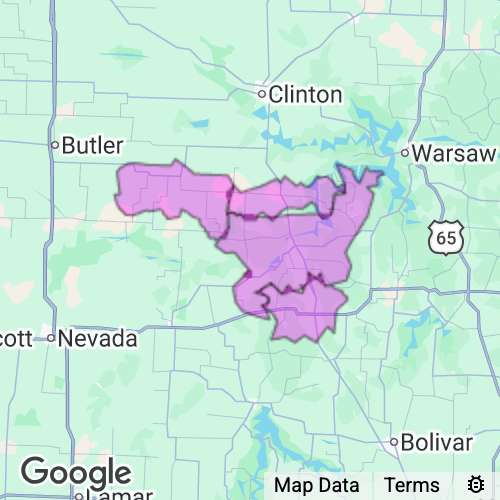 Saint Clair County Missouri real estate agent mailing area
