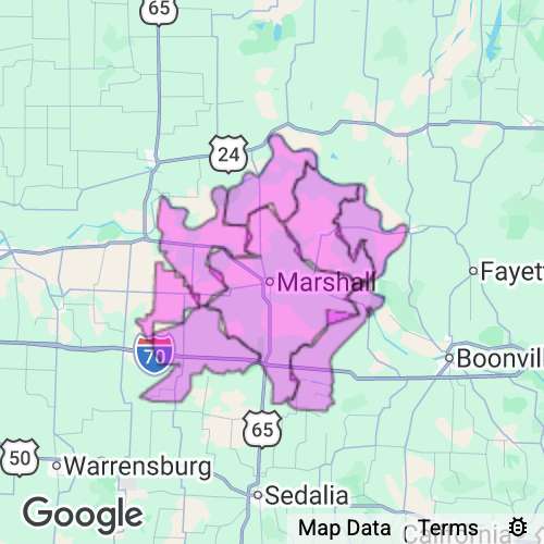 Saline County Missouri real estate agent mailing area