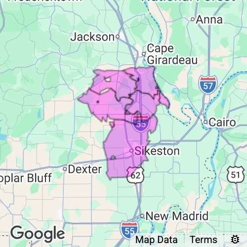 Scott County Missouri real estate agent mailing area