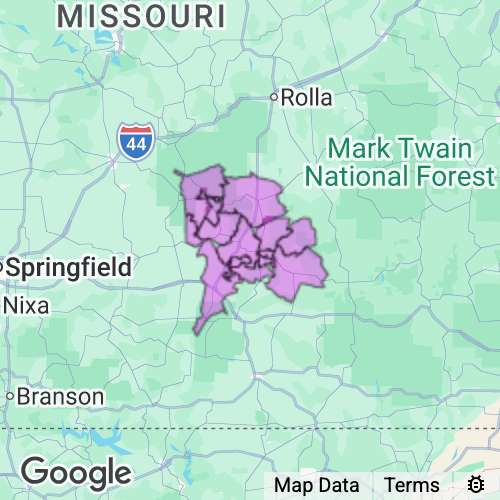 Texas County Missouri real estate agent mailing area