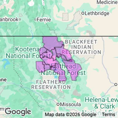 Flathead County Montana real estate agent mailing area