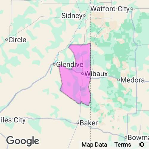 Wibaux County Montana real estate agent mailing area