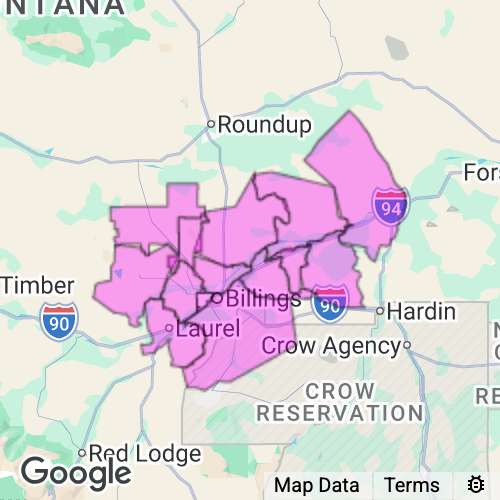Yellowstone County Montana real estate agent mailing area