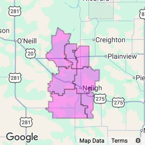 ANTELOPE county map