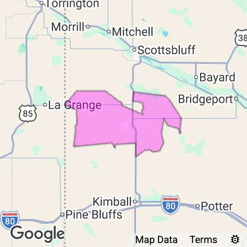 BANNER county map