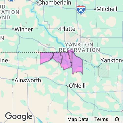 BOYD county map
