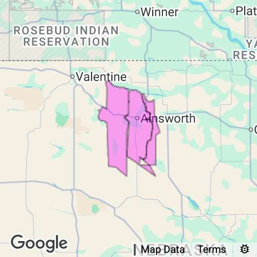 BROWN county map