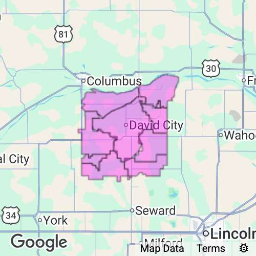 BUTLER county map