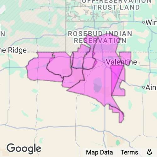 CHERRY county map