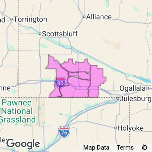 CHEYENNE county map