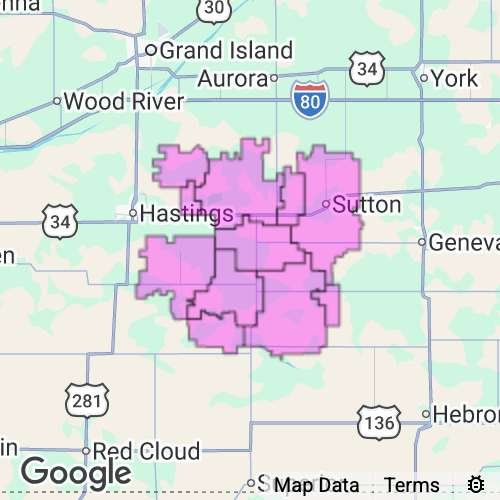 CLAY county map