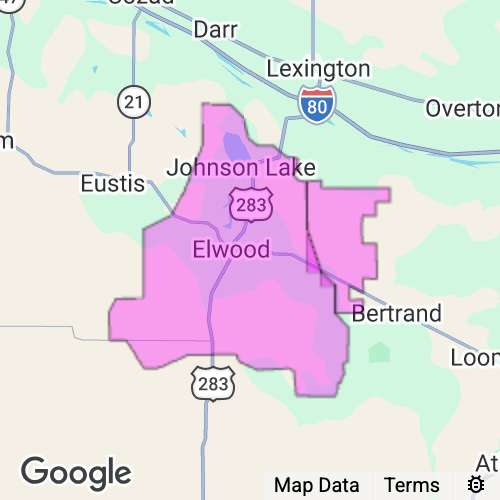 GOSPER county map