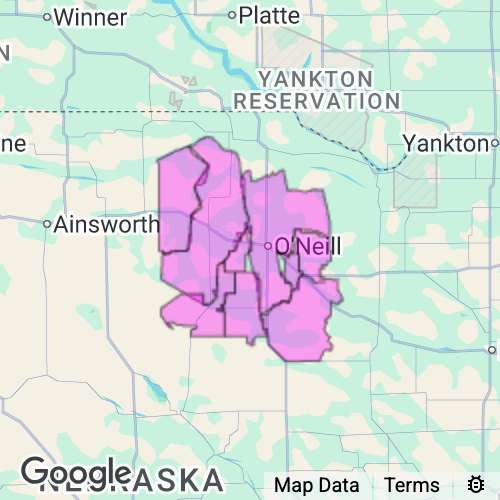 HOLT county map