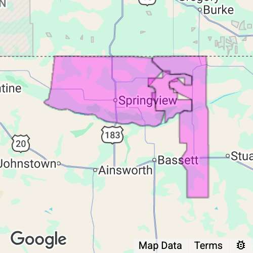 KEYA PAHA county map