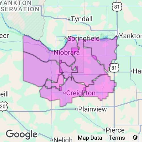 KNOX county map