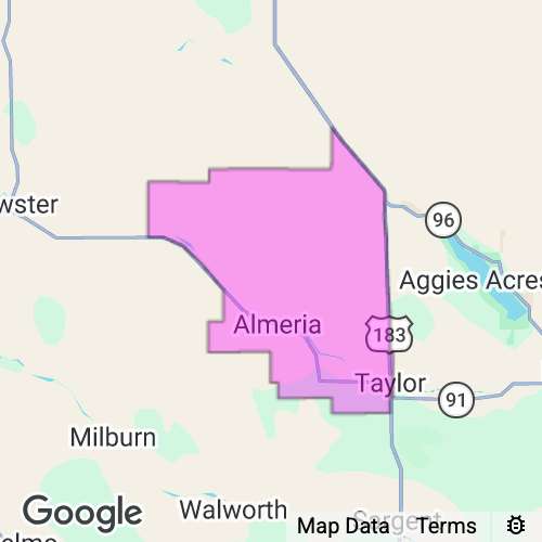 LOUP county map
