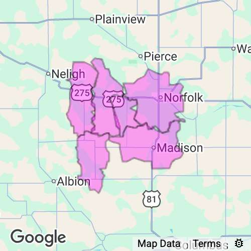 MADISON county map