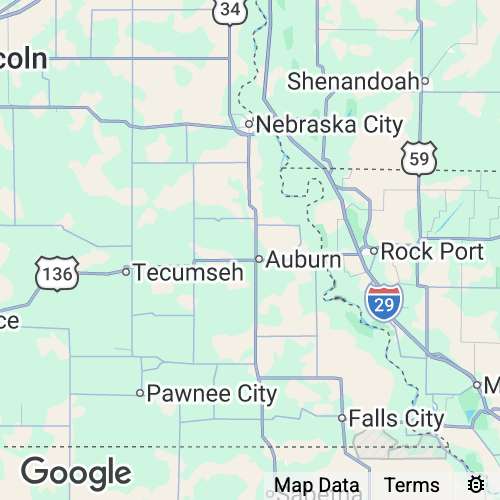 NEMAHA county map