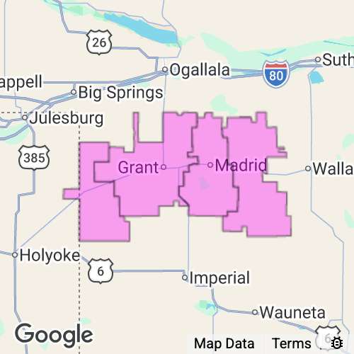PERKINS county map