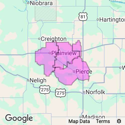 PIERCE county map
