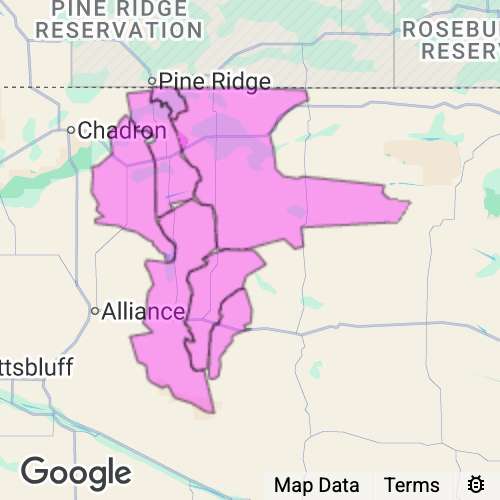 SHERIDAN county map