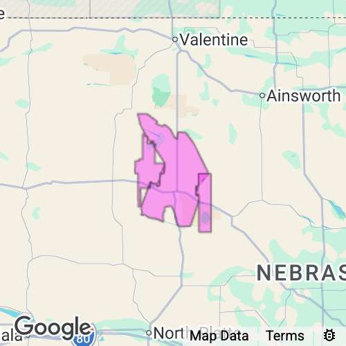 THOMAS county map