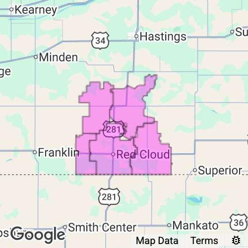 WEBSTER county map