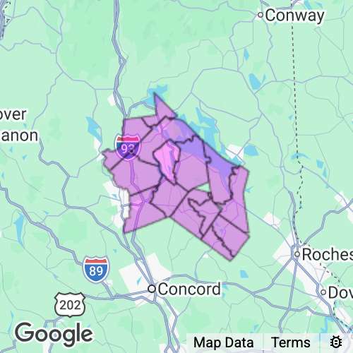 BELKNAP county map