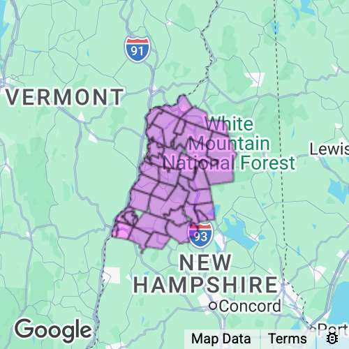 GRAFTON county map