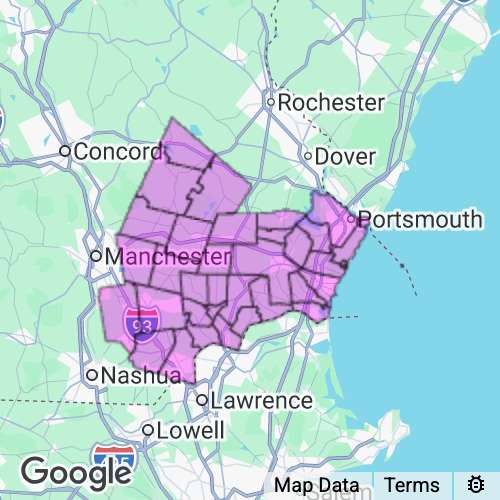 ROCKINGHAM county map