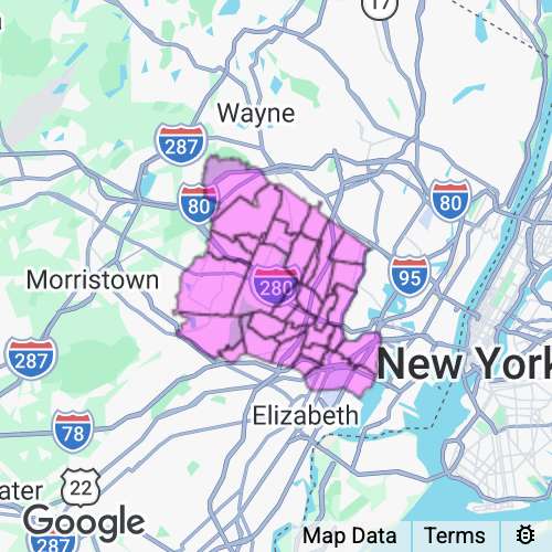 ESSEX county map