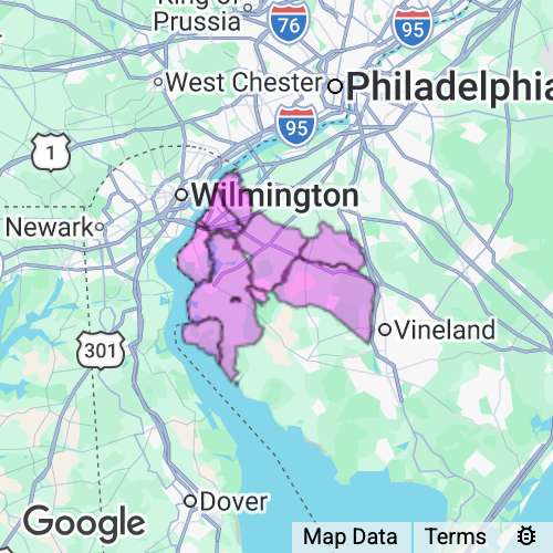 SALEM county map