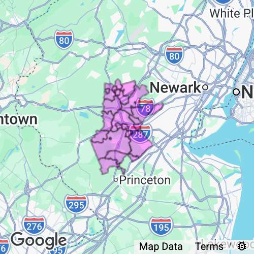 SOMERSET county map