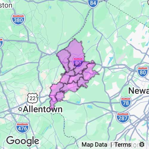 WARREN county map