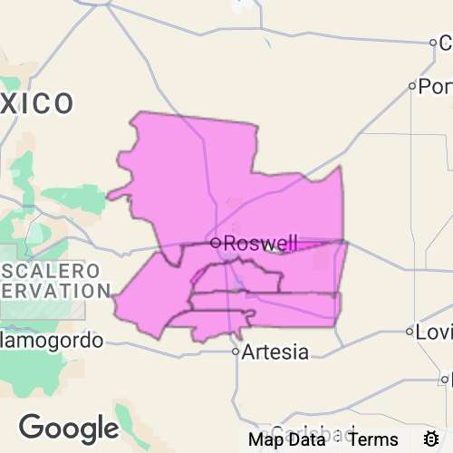 Chaves County New Mexico real estate agent mailing area