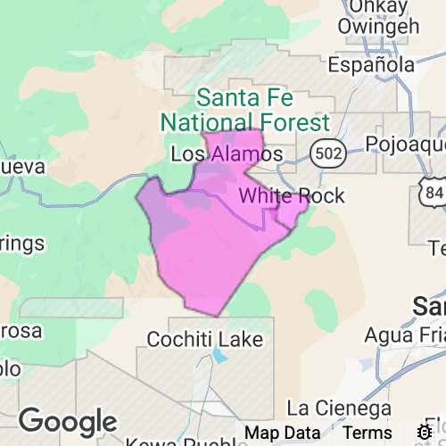 Los Alamos County New Mexico real estate agent mailing area
