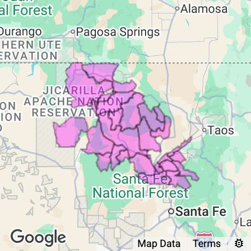 Rio Arriba County New Mexico real estate agent mailing area