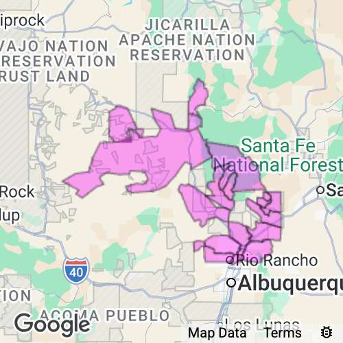 Sandoval County New Mexico real estate agent mailing area