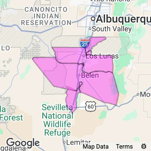 Valencia County New Mexico real estate agent mailing area