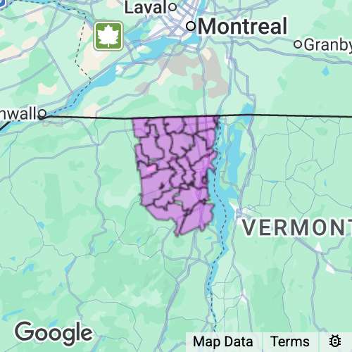 Clinton County New York real estate agent mailing area