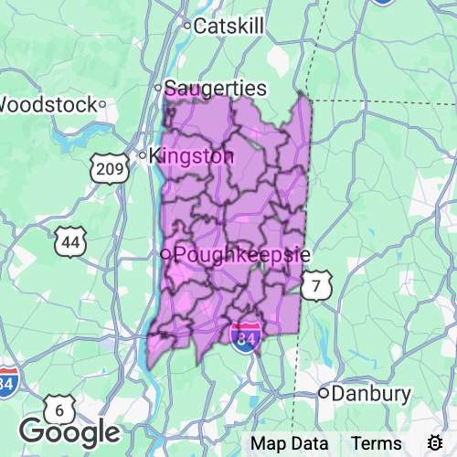 Dutchess County New York real estate agent mailing area