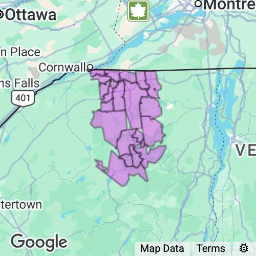 Franklin County New York real estate agent mailing area