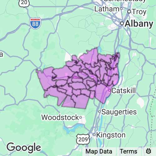 Greene County New York real estate agent mailing area
